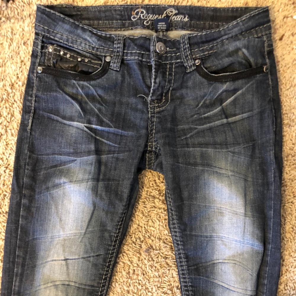 Dark wash jeans